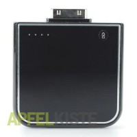 Powerstation für iPhone 4 4G 4S 3G 3GS und iPods mit 1900mAh - Schwarz