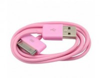 USB PC Ladekabel für Apple Geräte - Länge 1 m - Rosa